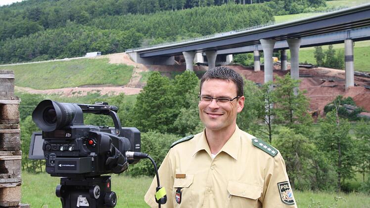 Christian Pörtner gibt Auskunft über das Sicherheitskonzept.