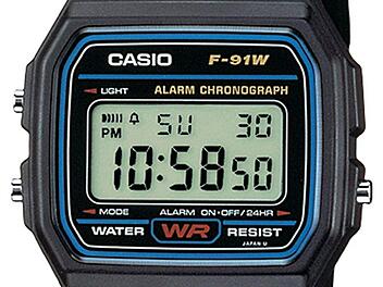Retro-Charme zum Schnäppchenpreis: Die Casio F-91W ist die Uhr, die man in den 80ern haben musste. Heute bekommt man sie bei Amazon für gerade einmal 10 Euro. Bild: Casio/Screenshot