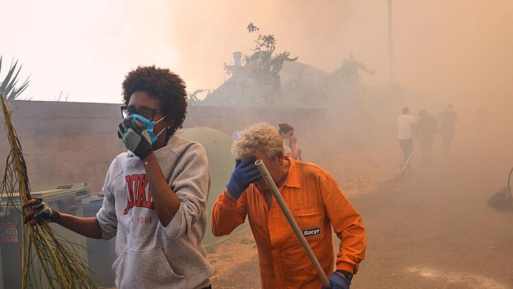 Waldbrände in Spanien