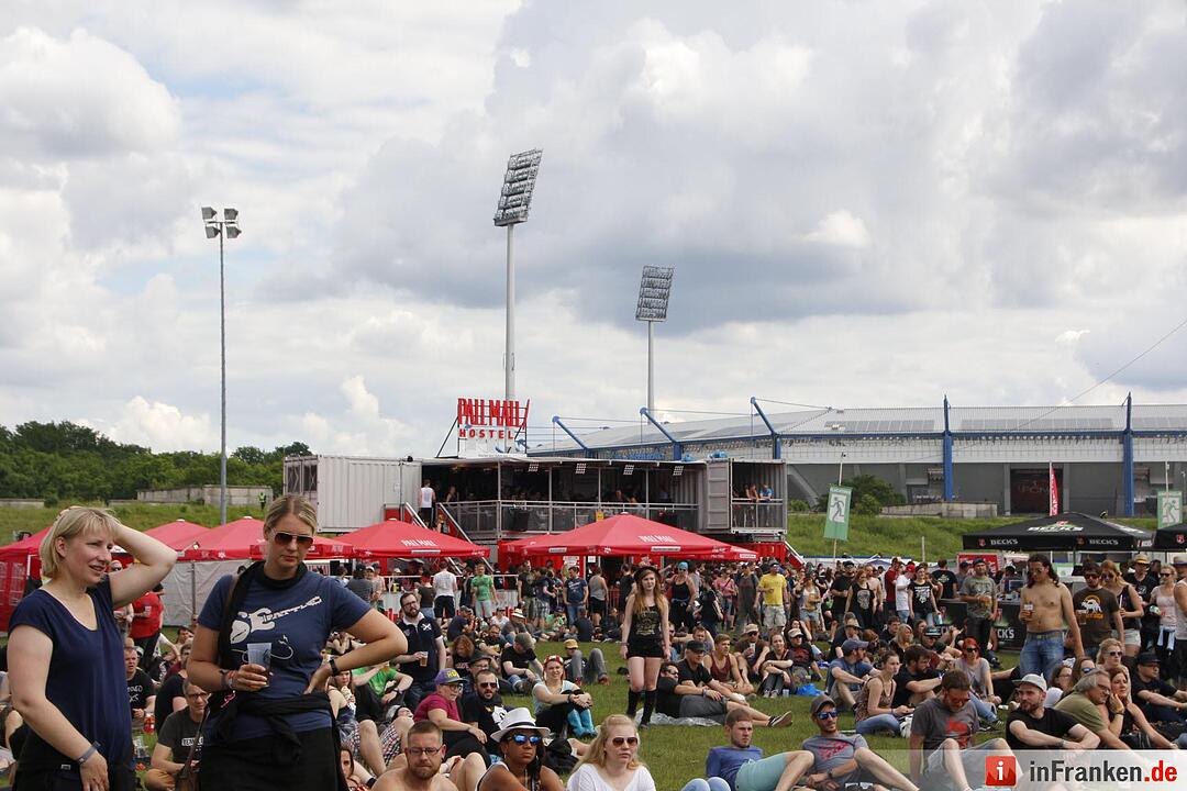 Rock im Park 2016 - Das Festivalgelände am Samstag