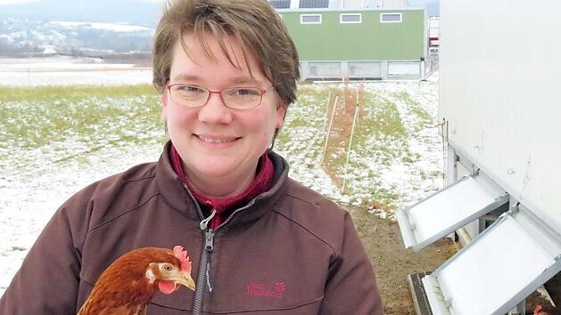 Katharina Teuchgr&auml;ber (und ihr Mann Franz-Josef) holen ihre Legehennen beim bayerischen Z&uuml;chter - aber wie lange gibt es den dann noch?