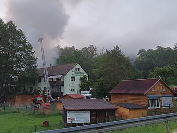 Wiederaufbau nach Brand im Tierheim Münnerstadt