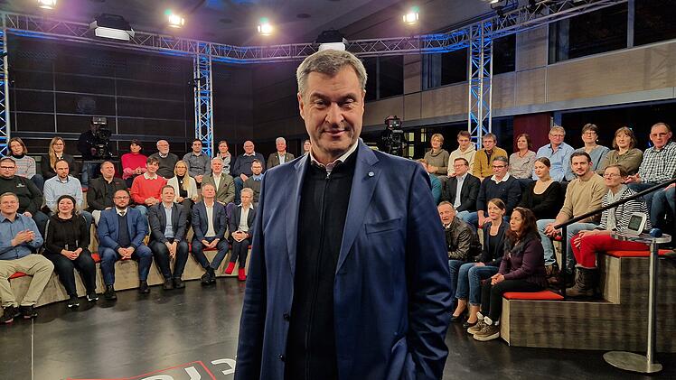 "Jetzt red i" aus Bad Rodach: Söder wird mit Sorgen konfrontiert