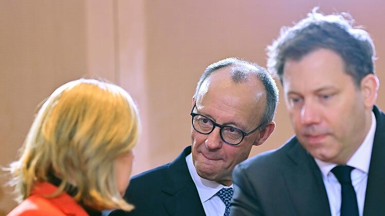 B&auml;rbel Bas, Friedrich Merz und Lars Klingbeil