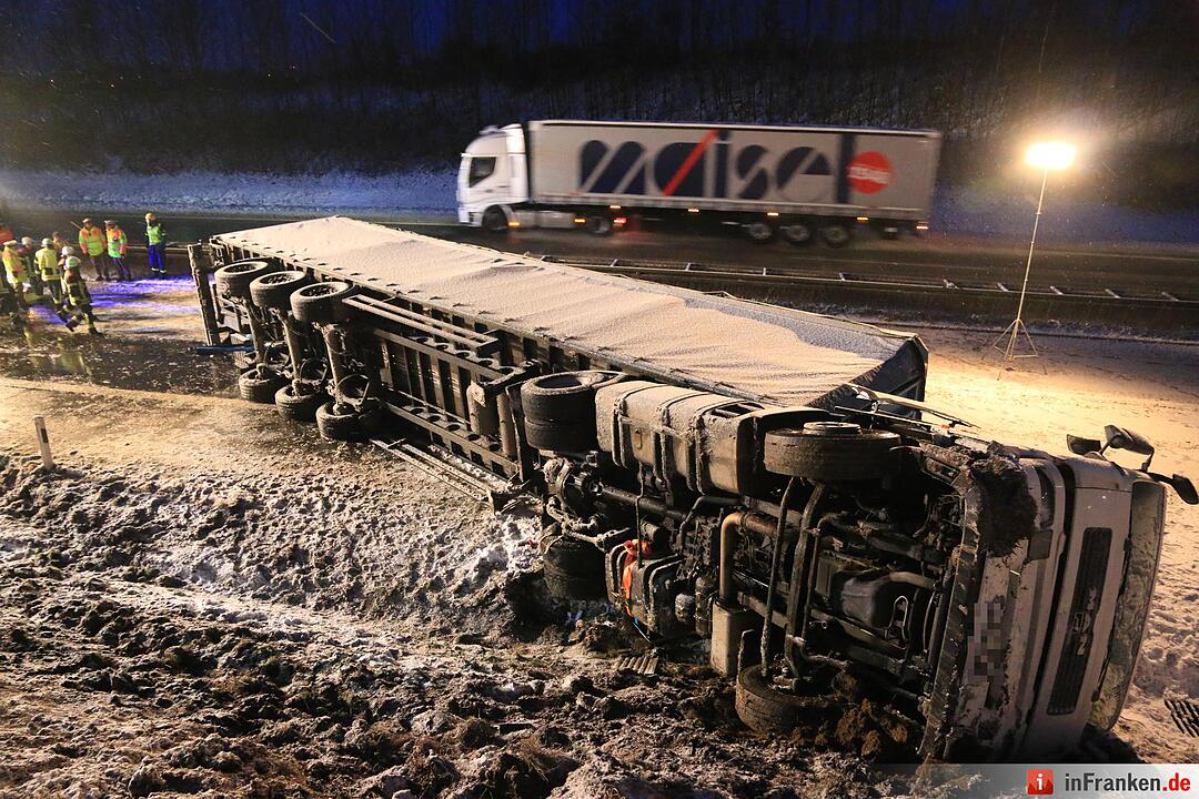 Unfall auf der A73 bei Hirschaid