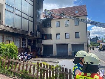 Brand in Brauerei in Untersiemau