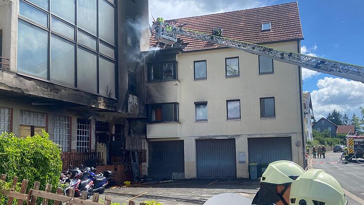 Brand in Brauerei in Untersiemau