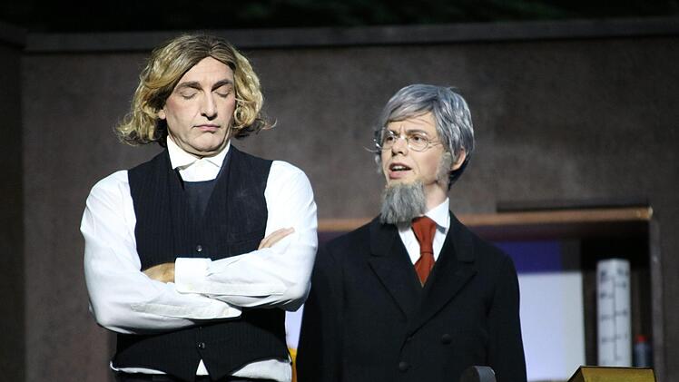 Die Bayerische Rundschau hatte ihre Leser zu "Dr. Jekyll und Mr. Hyde" an die Naturbühne Trebgast eingeladen. Foto: Jürgen Gärtner