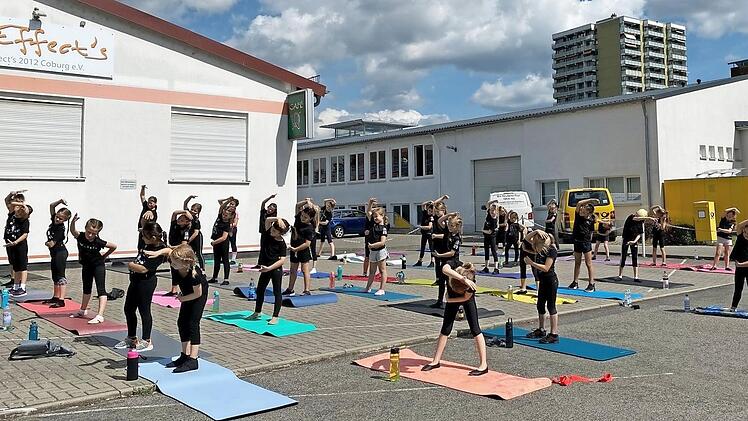 Um die Hygienevorschriften einzuhalten, trainierten die Effect's im Sommer auch auf dem Parkplatz.