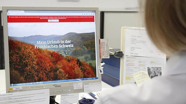 Die Vorteile der Online-Buchungen sind bei den Vermietern in der fr&auml;nkischen Schweiz noch nicht angekommen.  Foto. Andreas Oswald