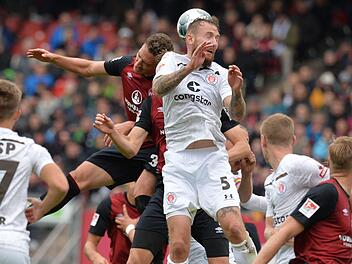 FCN spielt am Sonntag unentschieden gegen den FC St. Pauli. Foto: Timm Schamberger/dpa