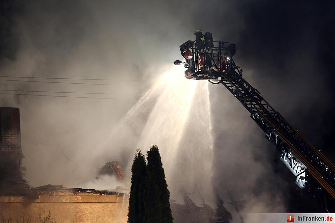 Bauernhof in Weißdorf bei Hof brennt ab