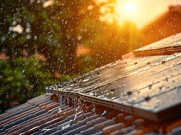 Regen, Sonne, Wetterumschwung