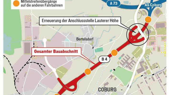 Hier wird ab dem 29. März bis Mitte Oktober auf dem Nordring gebaut. Grafik: Klaus Heim