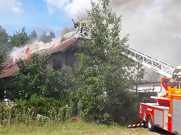 Dachstuhlbrand in Röttenbach
