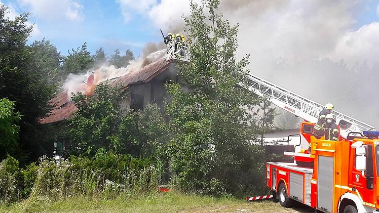 Dachstuhlbrand in Röttenbach
