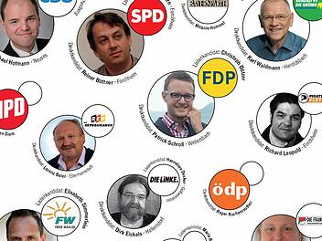 Diese Menschen kandidieren im Landkreis Forchheim für den Landtag.