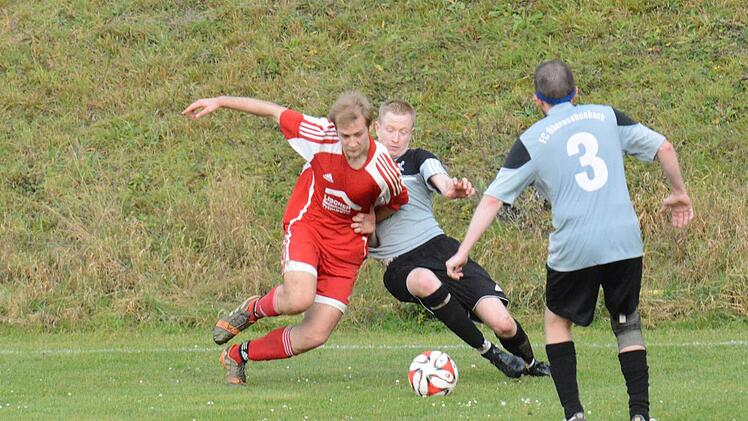 Schnappschuss vom Spiel der Woche in Obereschenbach. Foto: ssp