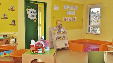 Direkt neben dem Gruppenraum ist das "Traumland" für die Kleinsten.