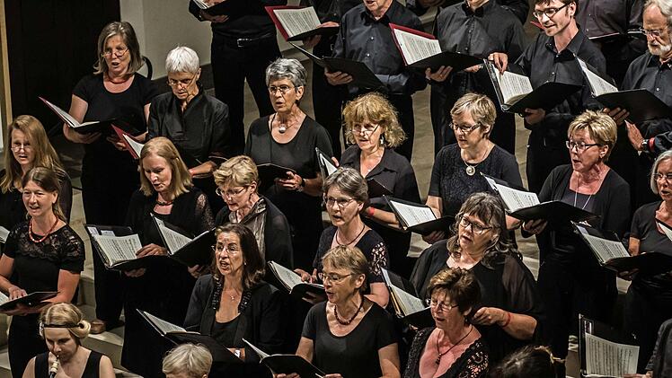 Die Coburger Bachnacht unter der Leitung von Peter Stenglein lockte zahlreiche Zuhörer an mit ihrem vielseitigen Programm. Foto: Jochen Berger
