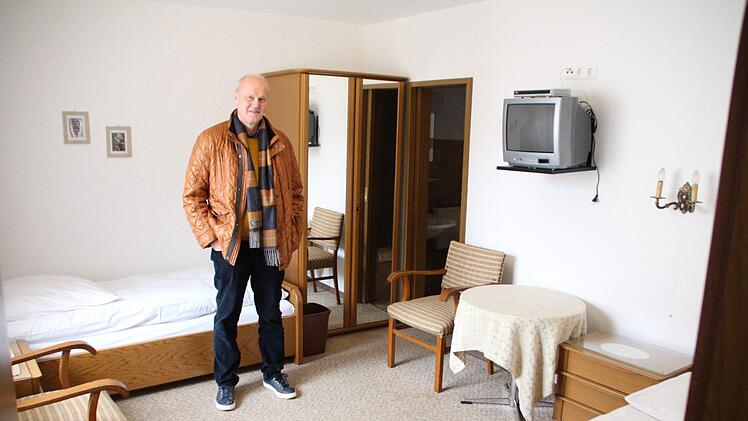 Ein Hotelzimmer im Nebengebäude der Alten Schranne, das auch bald wieder genutzt werden könnte.  Foto: Andreas Dorsch