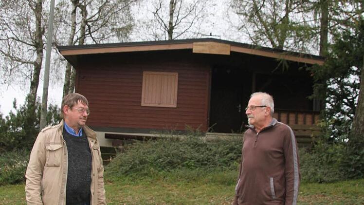 Die Naturfreunde Presseck haben resigniert und den traditionellen Kerwa-Frühschoppen auf der Naturfreundehütte in Schnebes abgesagt. Denn ein Nachbar blockiert die Zufahrt zur Hütte. Foto: Sonja Adam
