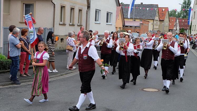 Der Musikverein Poppenlauer feiert heuer 50-jähriges Bestehen. Dabei wird es auch einen Festzug geben.  Foto: Philipp Bauernschubert