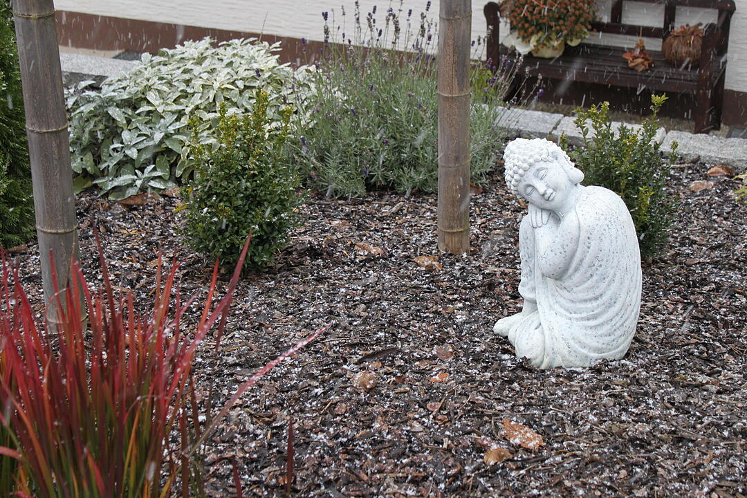 Erster Schnee in Oberfranken