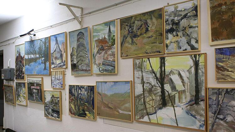 In seiner Werkstattgalerie in Untersiemau zeigt Robert Reiter eine neue Ausstellung. Die Schau unter dem Titel "Europa entdecken" wird am 6. Oktober eröffnet.FotoJochen Berger