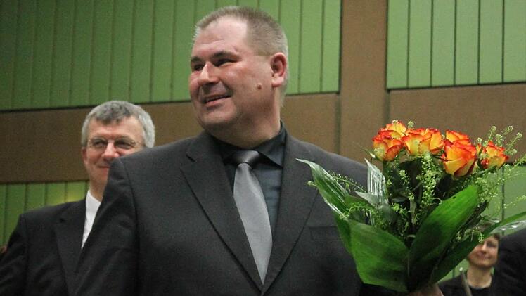 Sichtlich gerührt: Rolf Otto