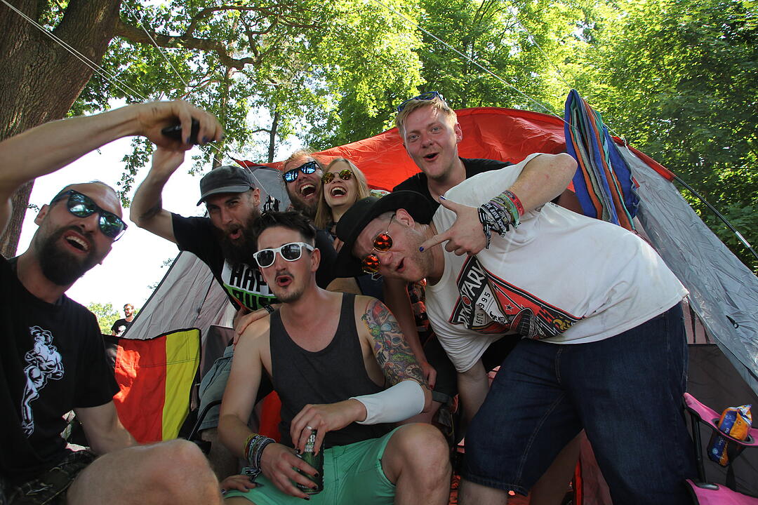 So wild feiern die Besucher bei Rock im Park 2019