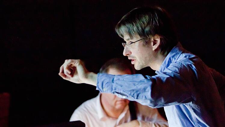 Roland Fister bei der ProbenarbeitFoto: Jochen Berger