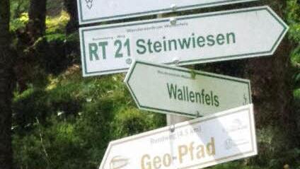 Der Geopfad ist ausgeschildert. Foto: Marco Meißner