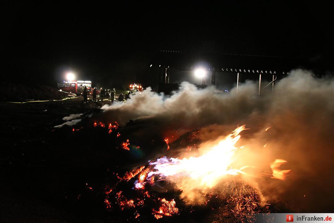 Hoher Schaden bei Stallbrand bei Nüdlingen