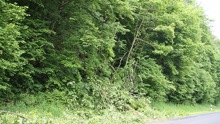 Straßensperrung B 287 zwischen Bad Kissingen und Euerdorf