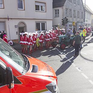 Unfall bei Faschingsumzug in Erlangen