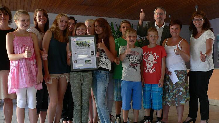 Die Schülerinnen und Schüler der offenen Ganztagsschule in Burkardroth haben eine Finanzspritze bekommen. Foto: Isabelle Epplé