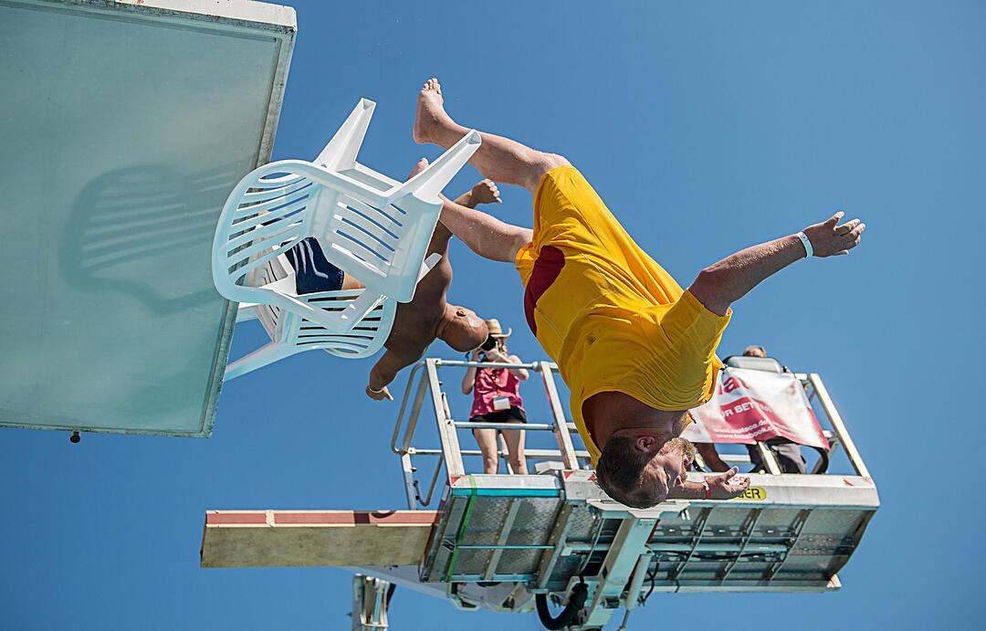 Weltmeisterschaft in der Funsportart Splashdiving