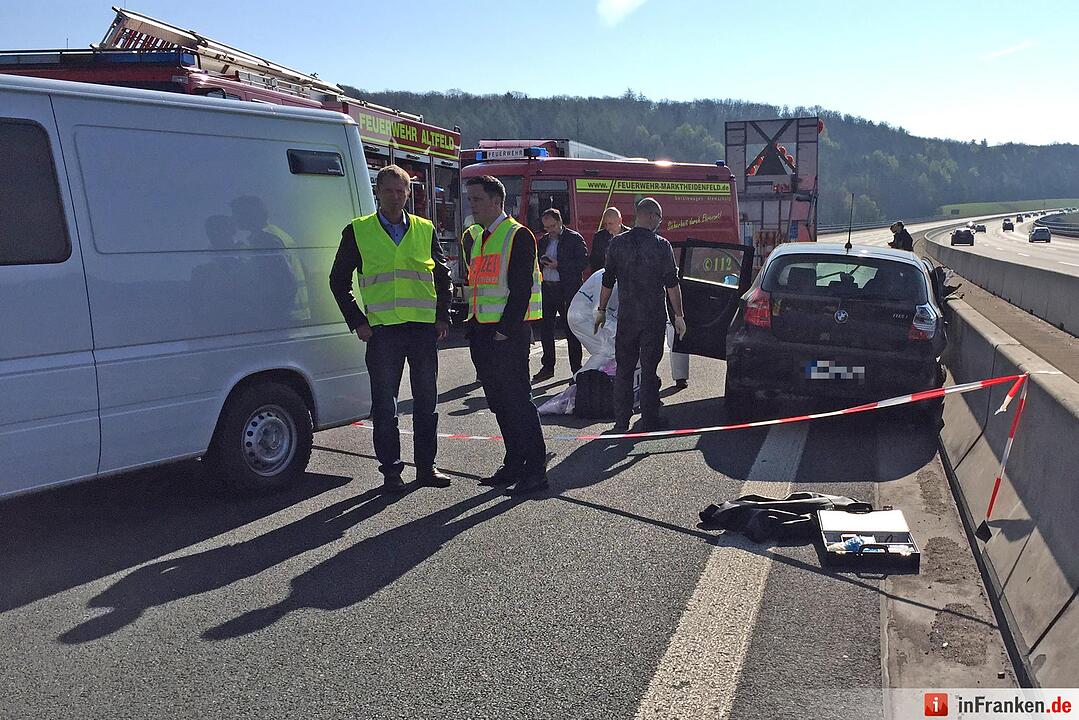 Beziehungsdrama auf der A3 in Unterfranken