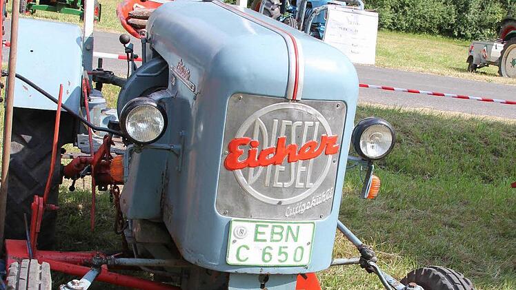 Aus Neubrunn kam dieser Eicher.