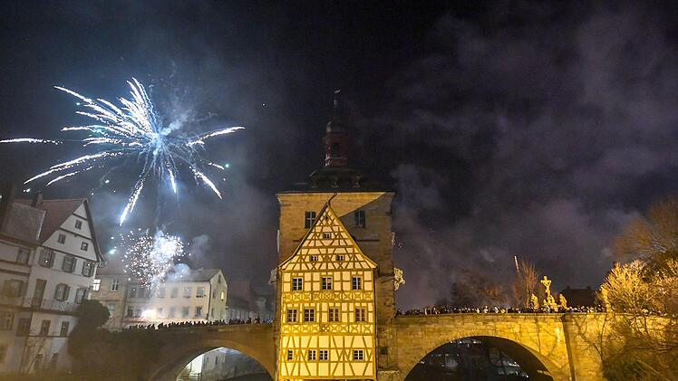 Silvester 2019/2020 in Bamberg. Foto: Ronald Rinklef