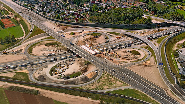 A3/A73: Autobahnkreuz Fürth/Erlangen