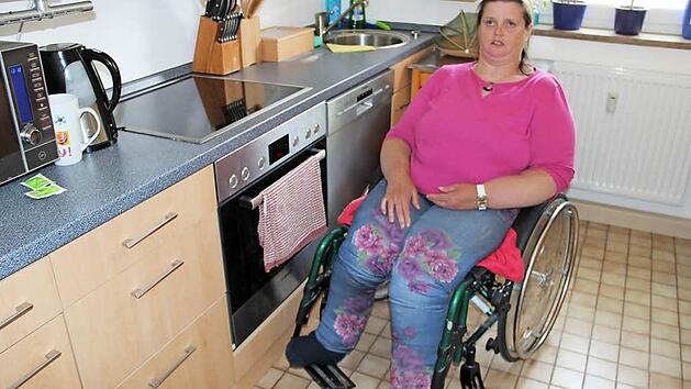 Christina Szepanski in ihrer Wohnung in Thurnau  Foto: Katharina M&uuml;ller-Sanke