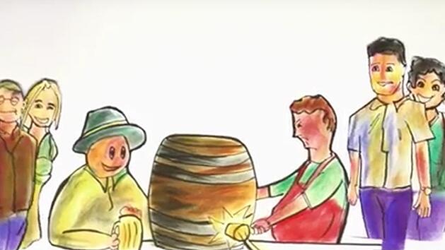 Bildausschnitt aus dem Video Bockbieranstiche in Franken - was ist Bockbier? (infranken.de)