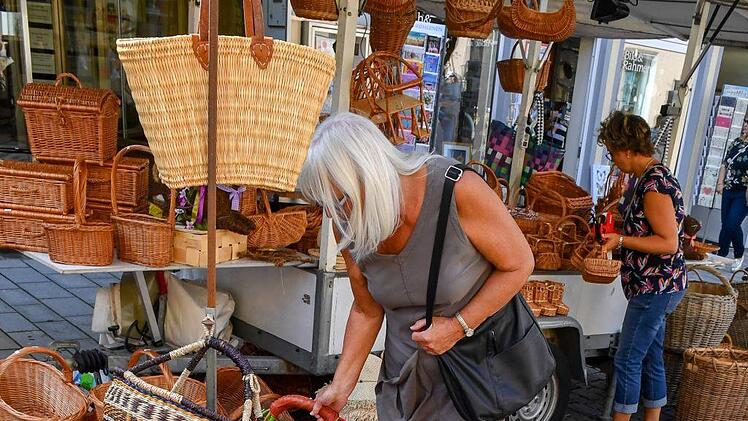 Weitere Eindrücke vom Korbmarkt