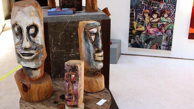 Impressionen von der ersten Auflage der Kunstmesse "Umschlagplatz Coburg"Foto: Jochen Berger