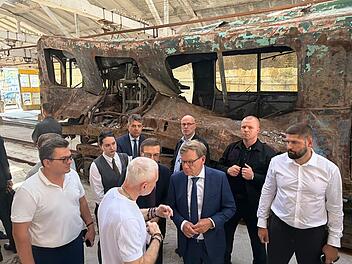 Au&szlig;enminister Wadephul besucht die Ukraine