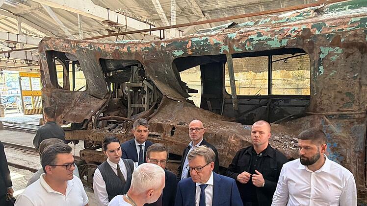 Au&szlig;enminister Wadephul besucht die Ukraine