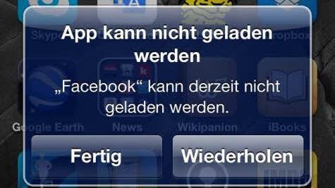 Diese Fehlermeldung ist Apple-Usern nicht unbekannt. Screenshot: Stich