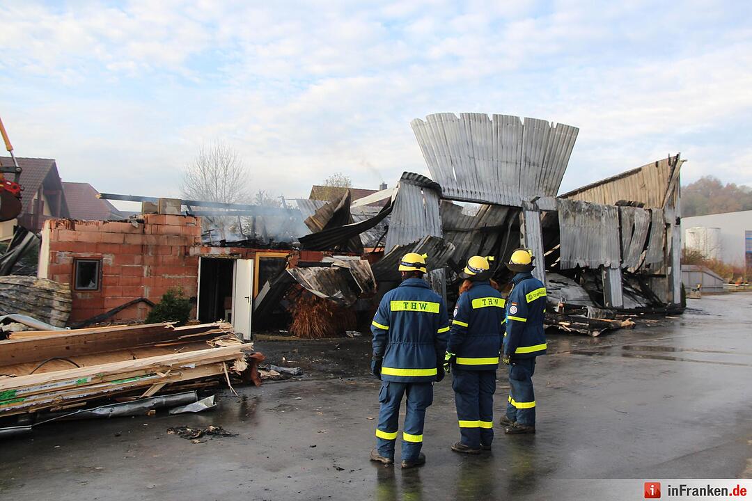 Millionenschaden nach Brand von GŠrtnerei-Lagerhalle